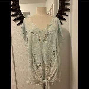 Free people top in mint.